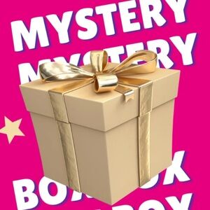 Gold Mystery Box with Bow